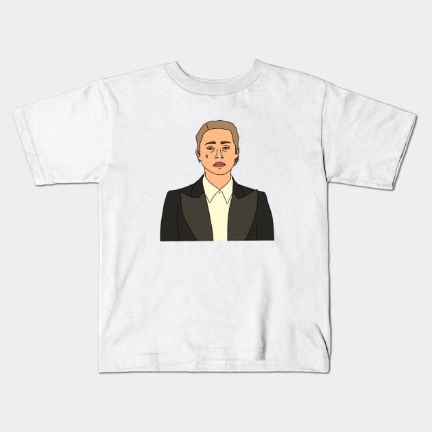Amber Heard Tears Kids T-Shirt by Your Friend's Design